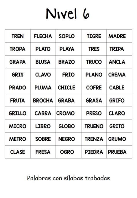 palabra con 6 letras.